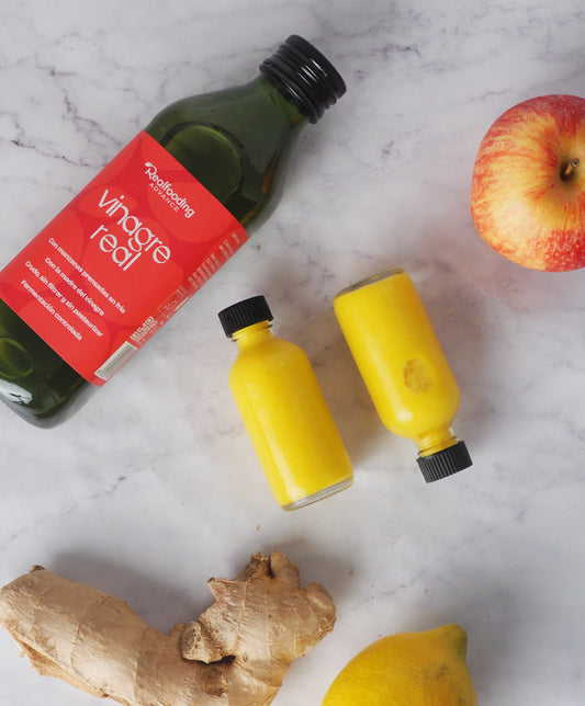 Shot de vinagre de manzana Realfooder: receta saludable