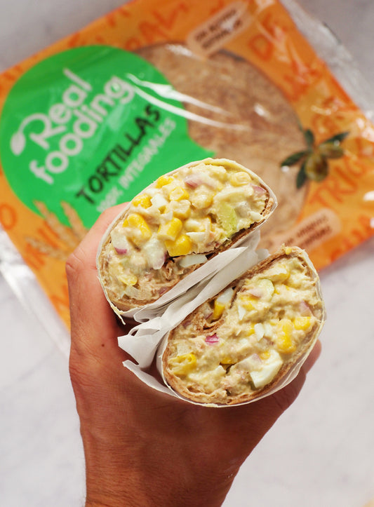 6 recetas fáciles y deliciosas con el nuevo wrap integral | Realfooding