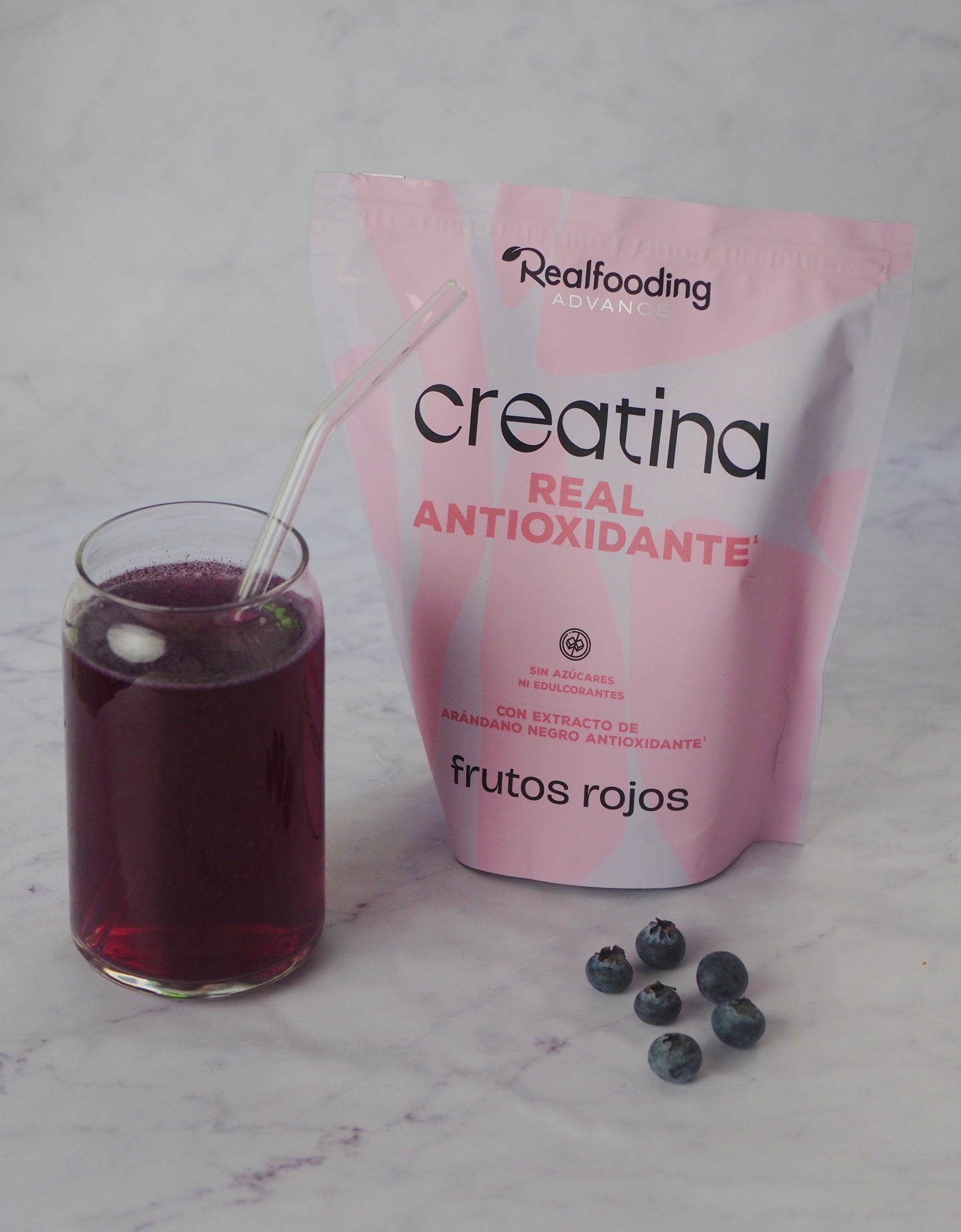 Creatina Real Frutos Rojos - Pack 3 Unidades