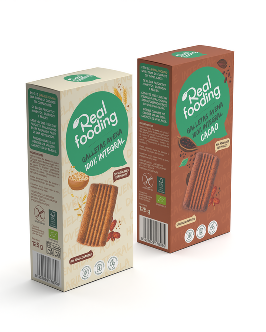 Galletas Avena & Cacao - Pack Duo