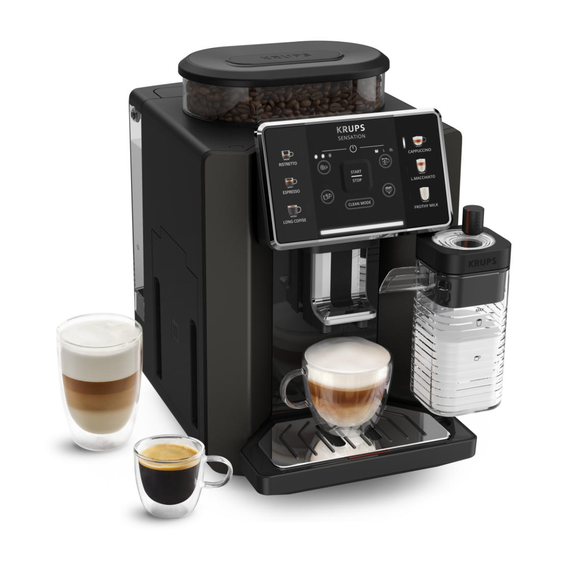 Cafetera Automática Sensation Milk Krups