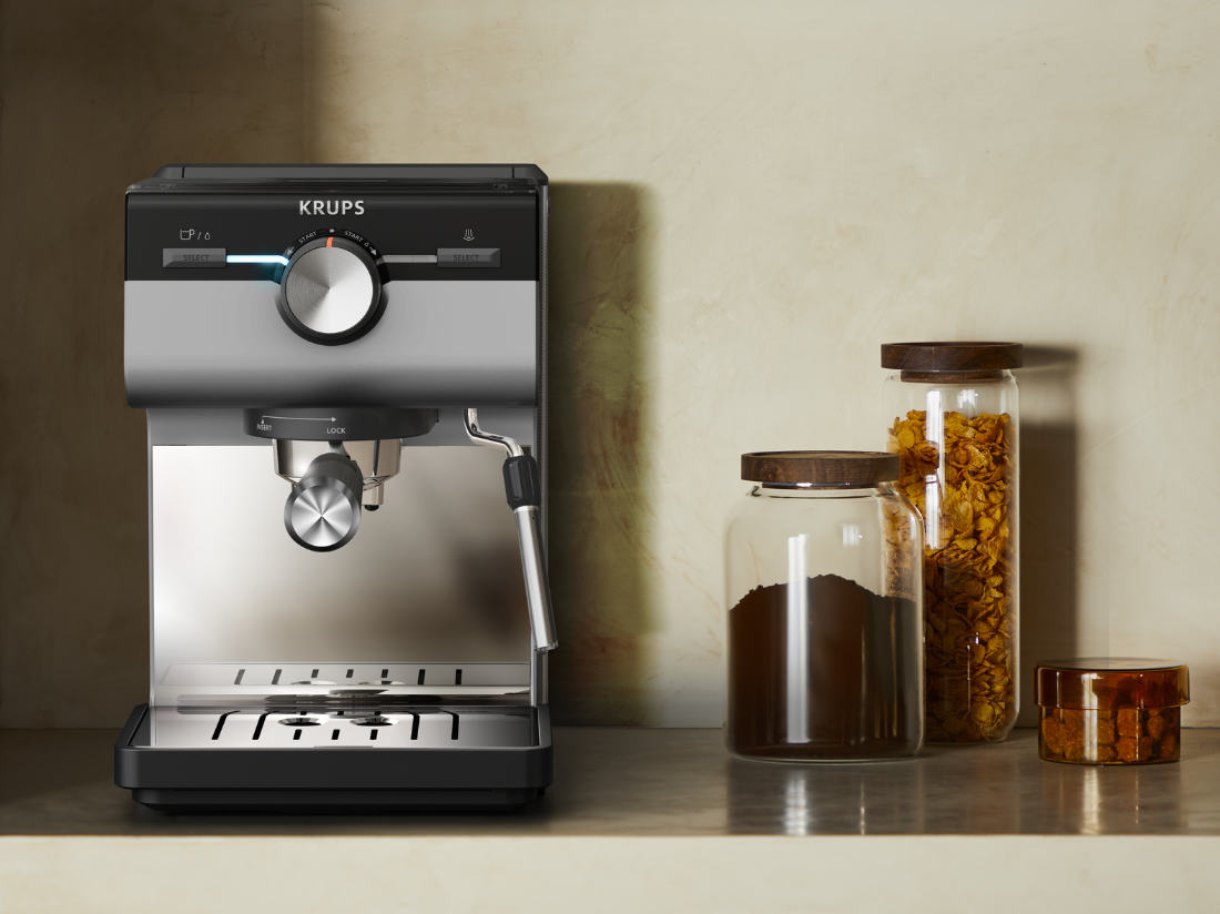 Cafetera Manual Espresso Authentic+ Krups
