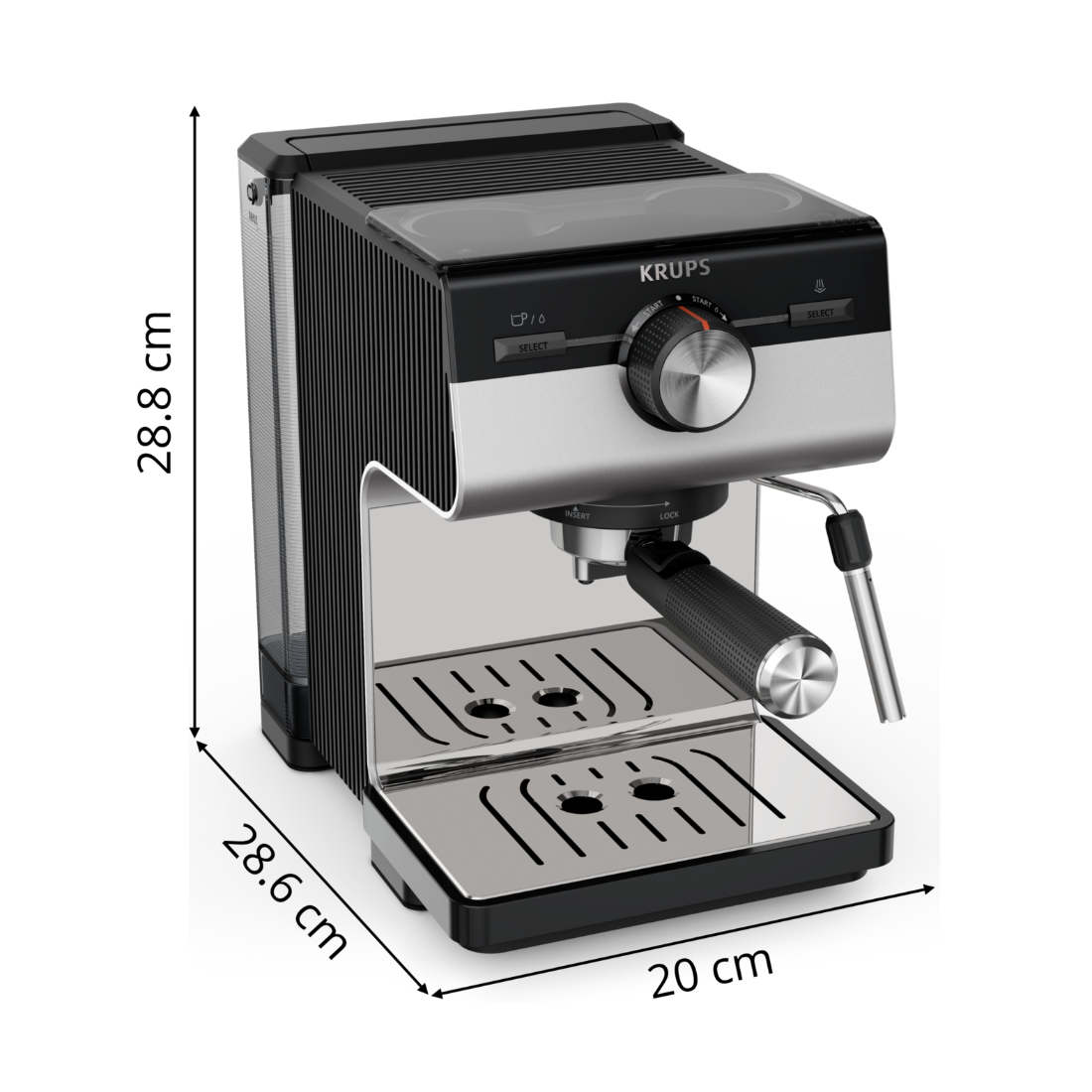 Cafetera Manual Espresso Authentic+ Krups