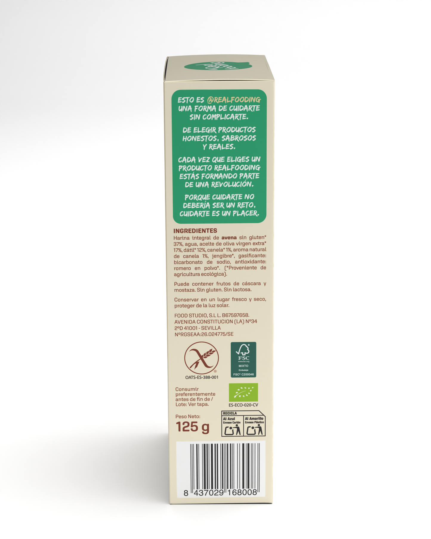 Galletas Avena 100% Integral