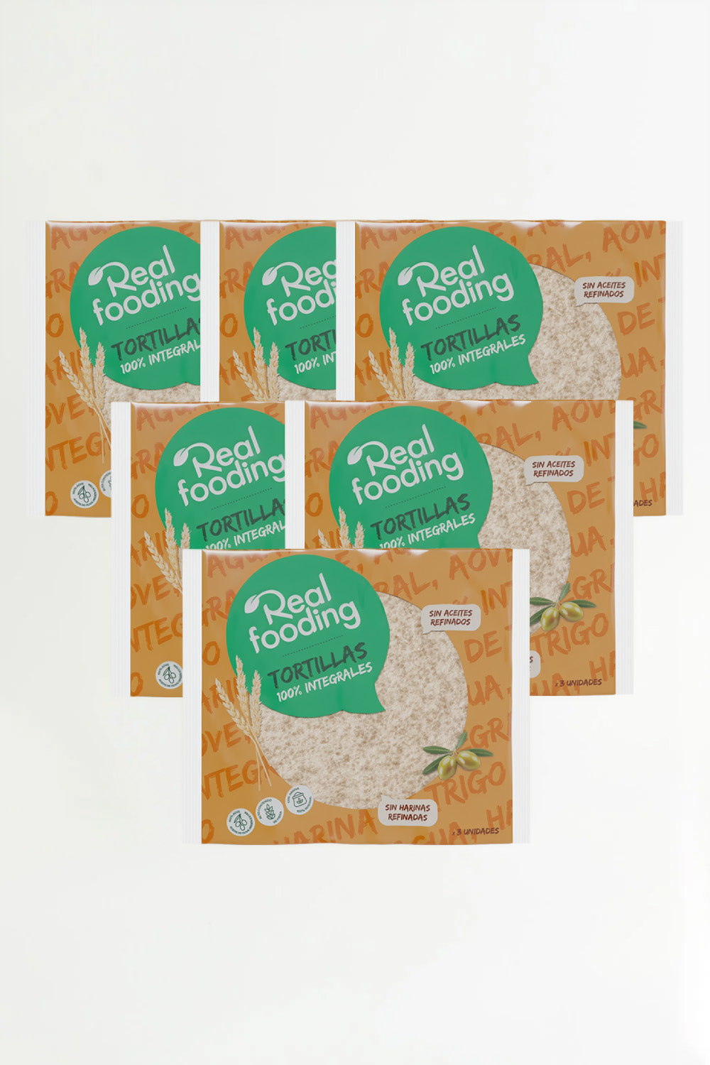 Tortillas | Wraps 100% integrales - Pack 6 unidades