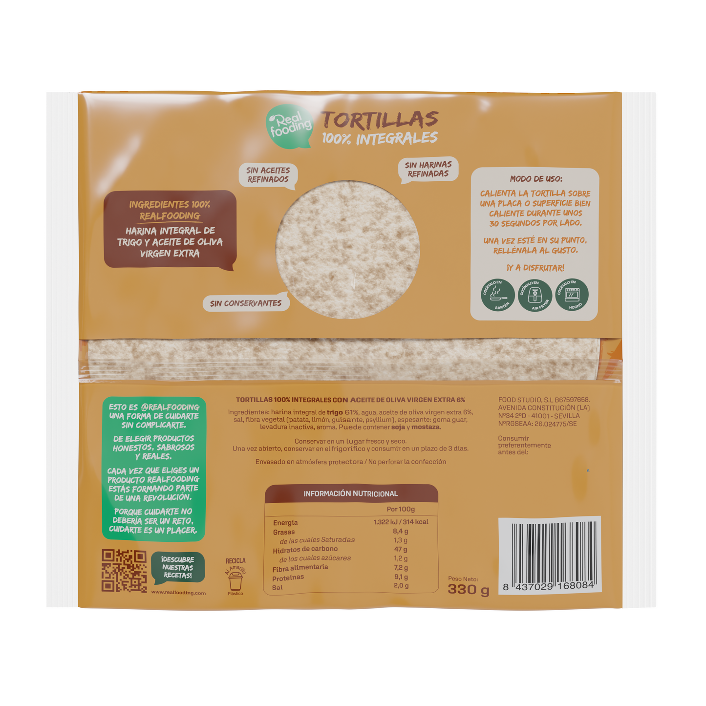 Tortillas | Wraps 100% integrales