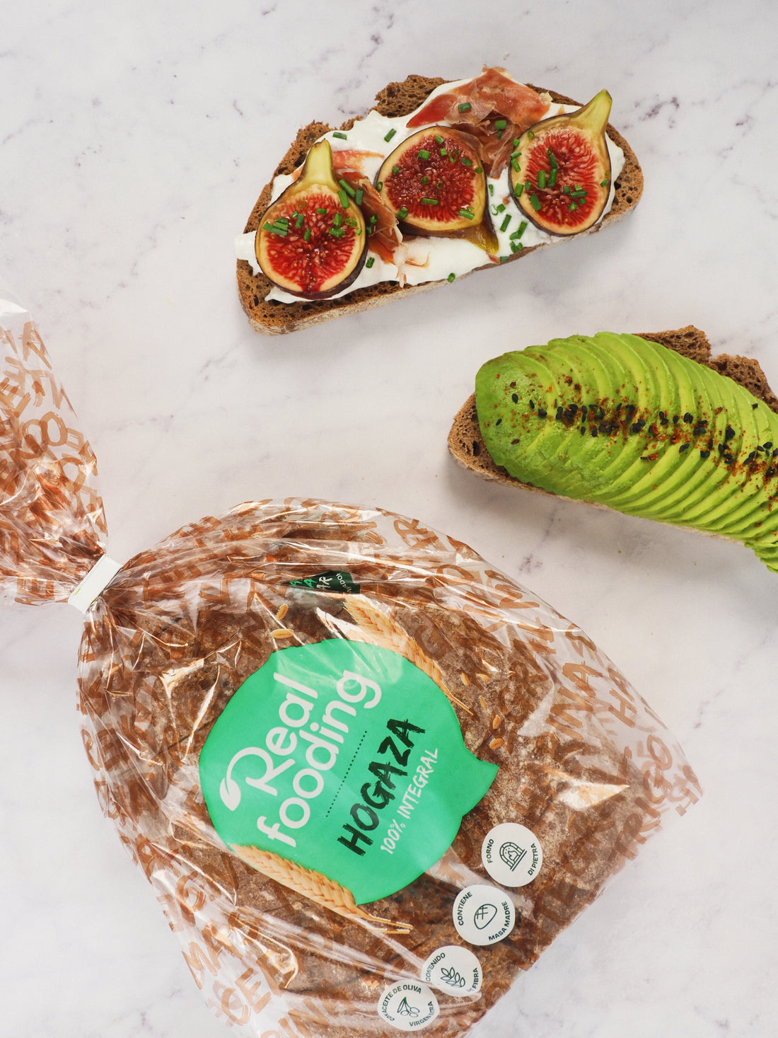 10 Ideas de Tostadas con Nuestra Hogaza 100% integral | Realfooding