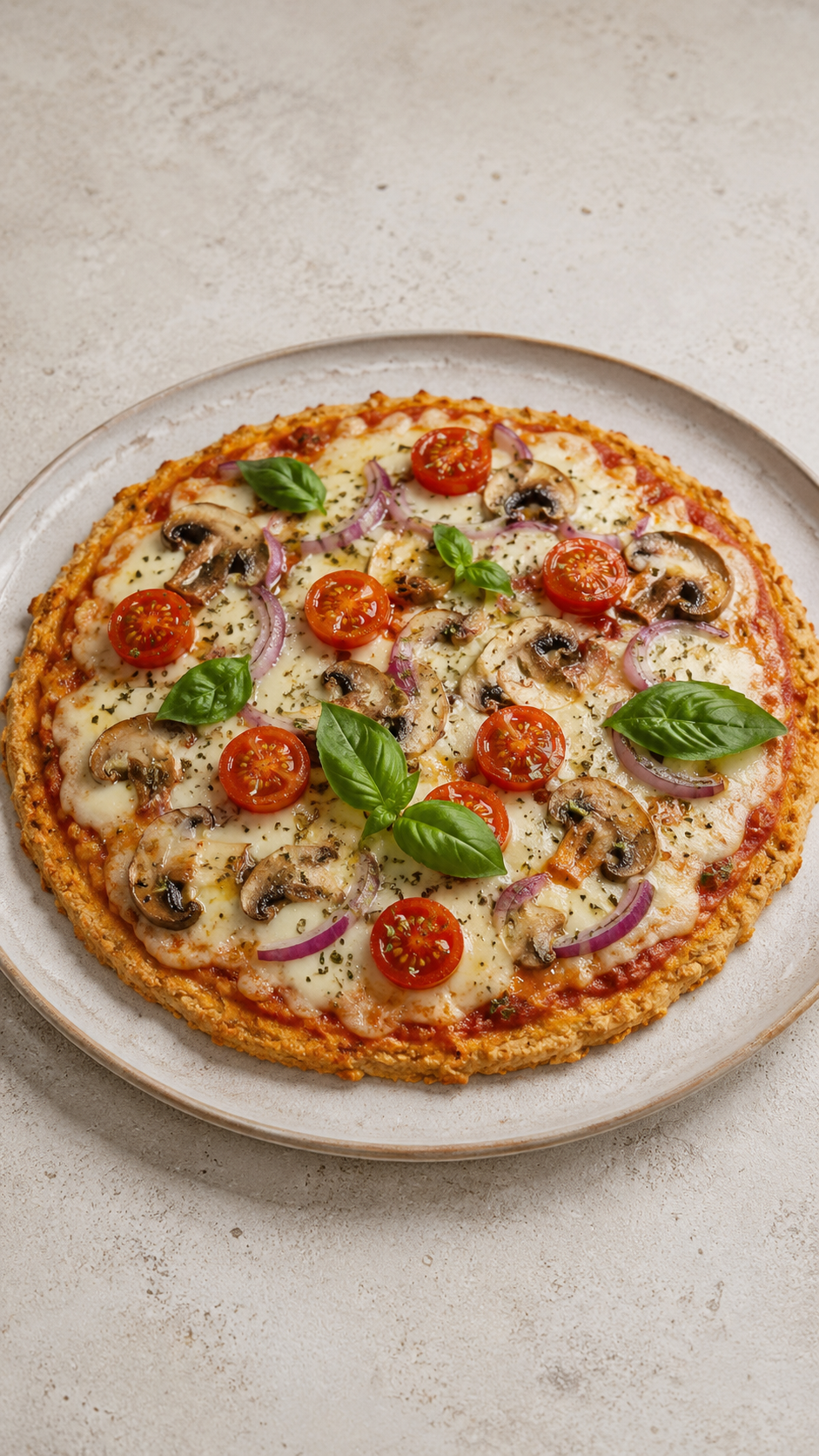 Pizza de base de garbanzos: fácil, sin gluten y saludable
