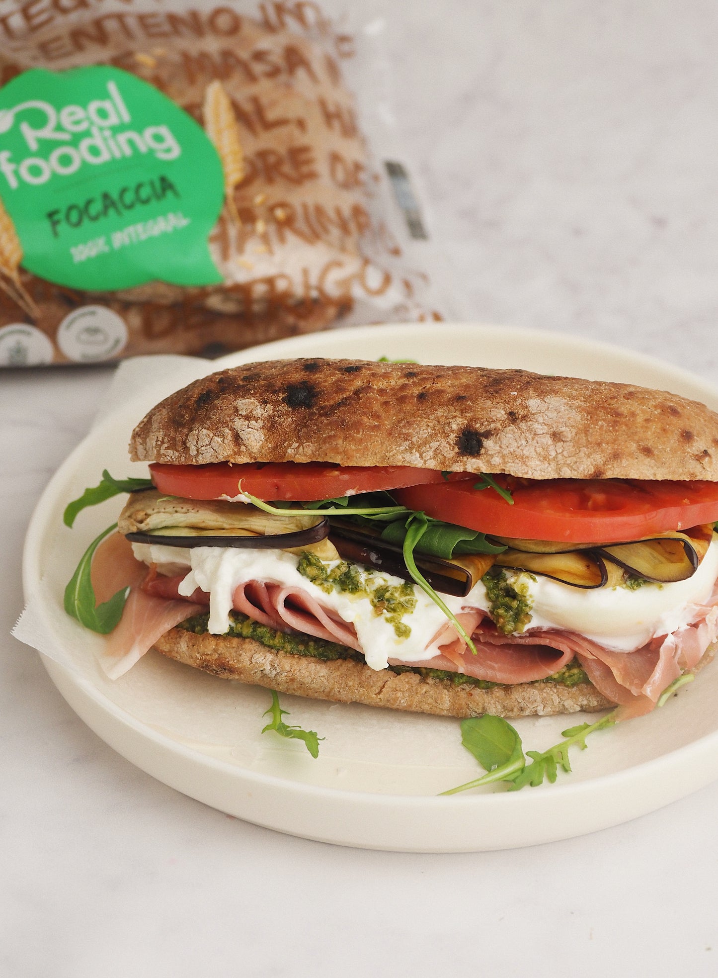 Focaccia 100% Integral - Pack 2 Unidades