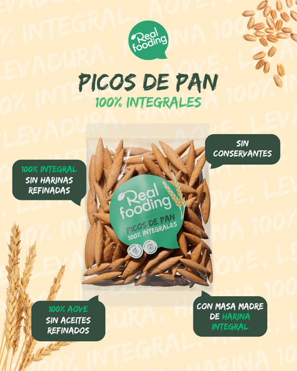 Picos 100% Integrales - Pack 3 Unidades