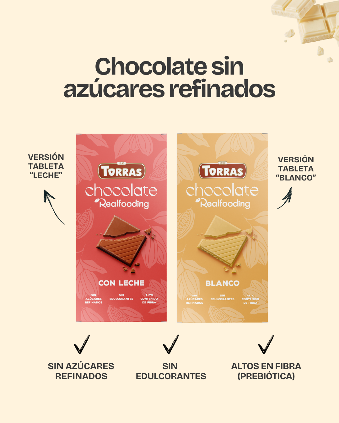 Pack dúo - Chocolate con Leche & Chocolate Blanco