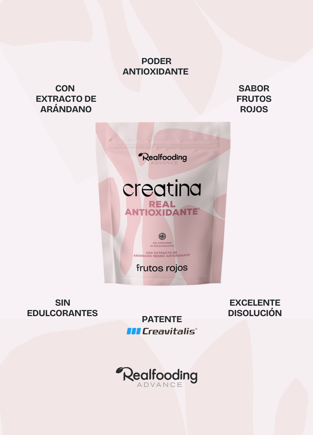 Creatina Real Frutos Rojos