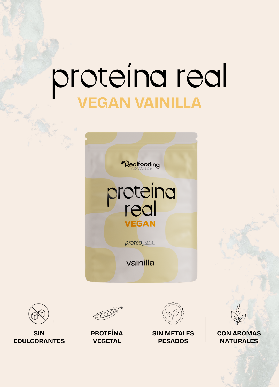 Proteína Real Vegana - Vainilla