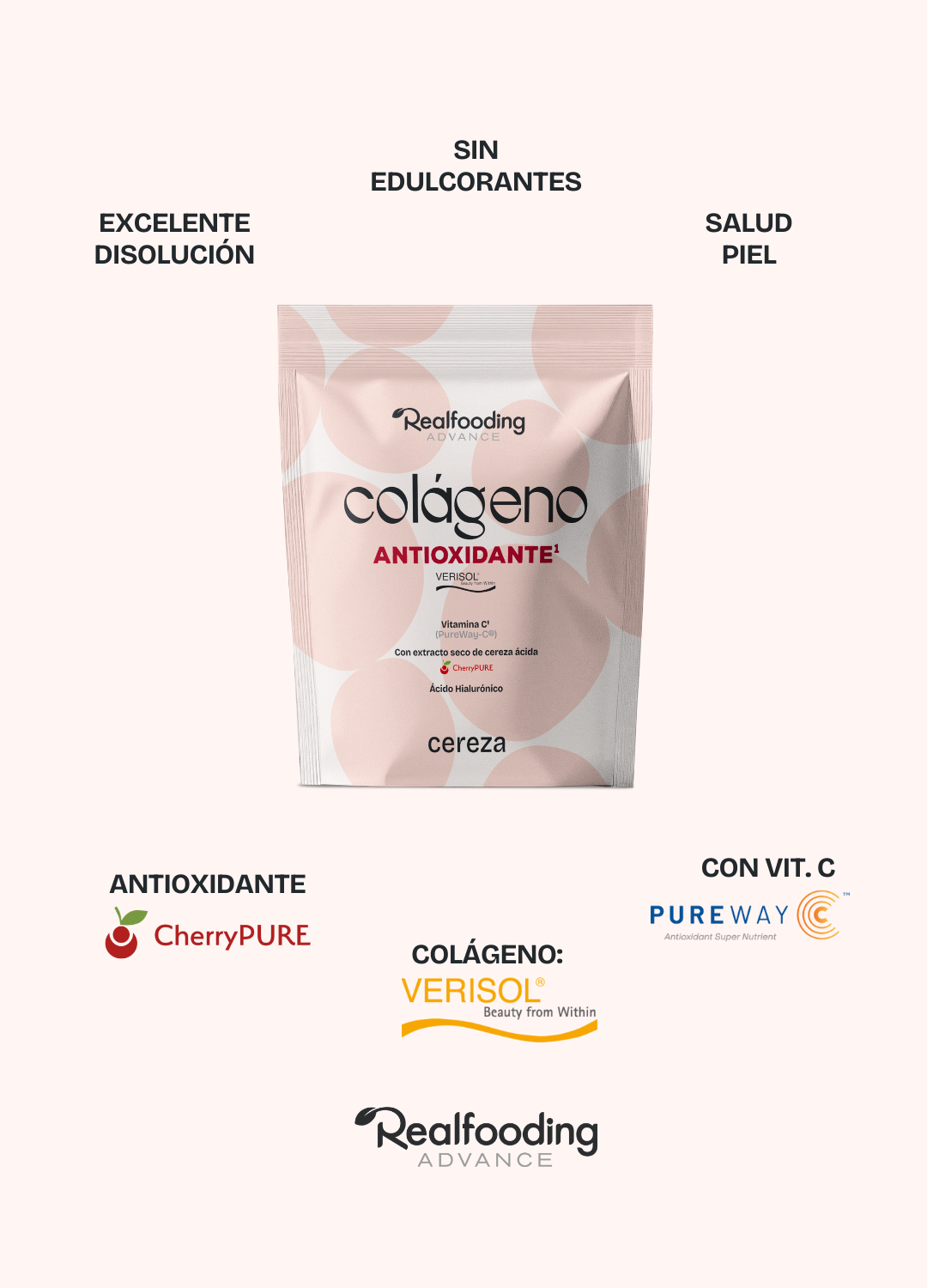 Colágeno Real Antioxidante Cereza
