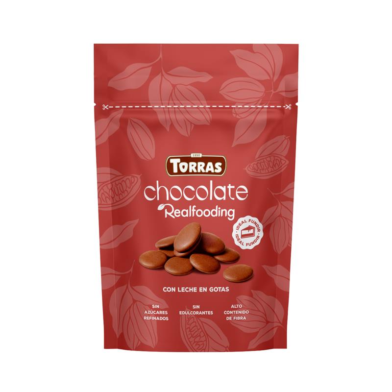 Gotas de chocolate con leche