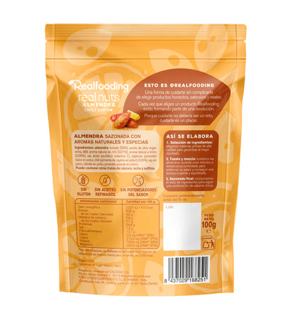 Pack duo Real Nuts -  Almendra chili-limón & Nuez pecana con jengibre y canela