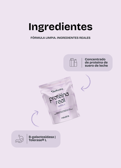 Proteína whey - Sabor neutro