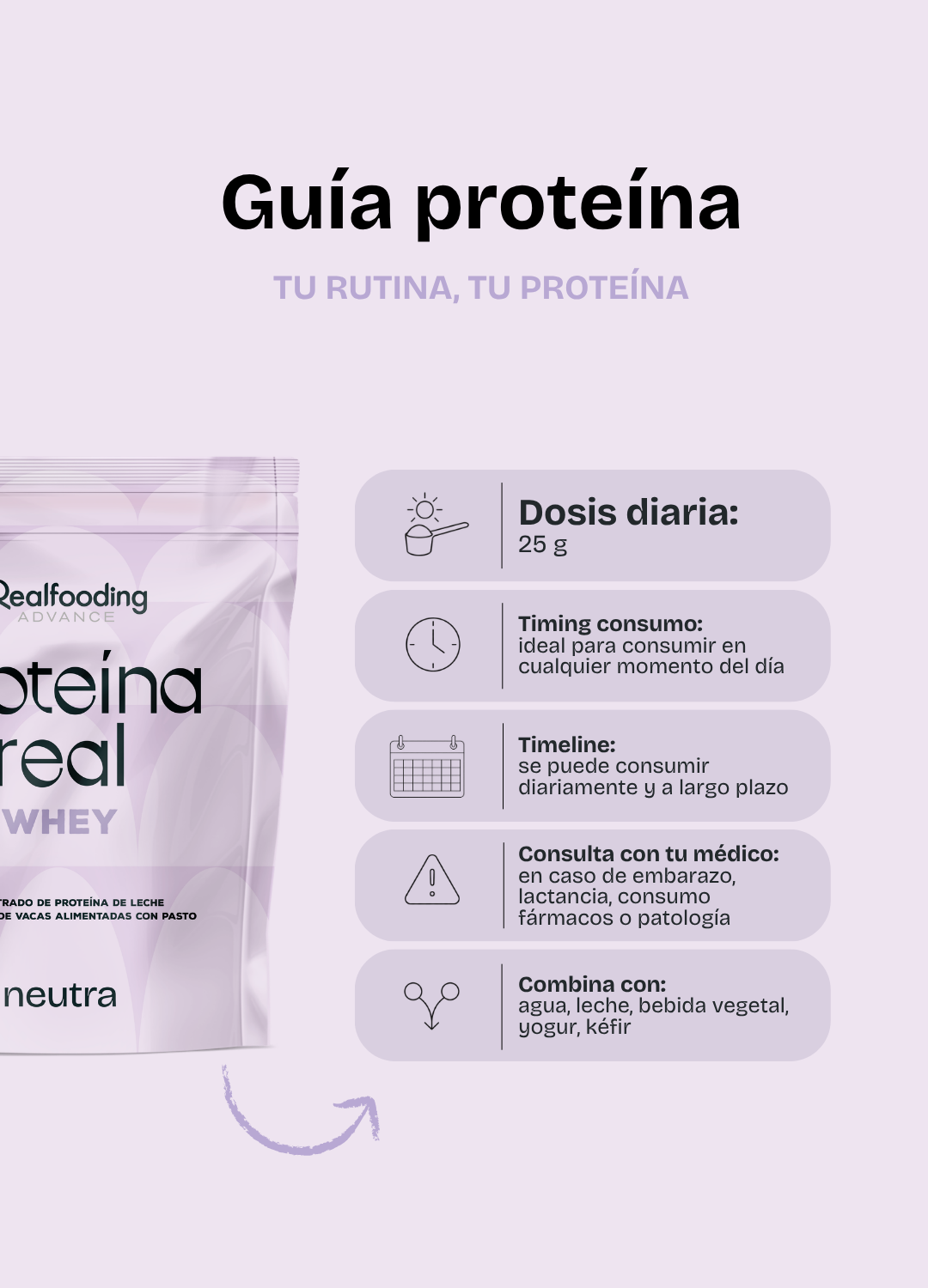 Proteína whey - Sabor neutro