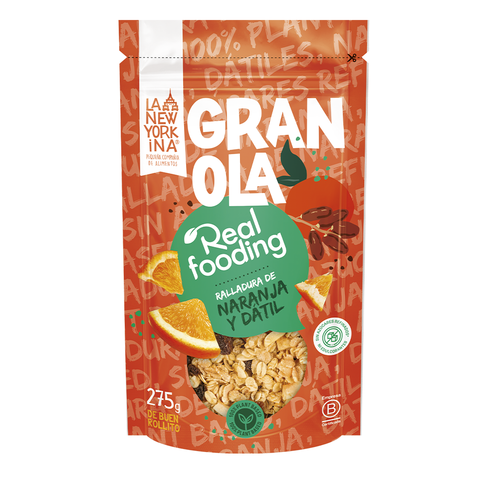 Granola con Ralladura de Naranja y Dátil - Pack 6 Unidades