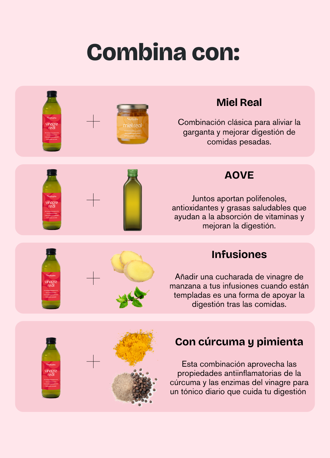 Vinagre Real de Manzana - Pack 3 Unidades