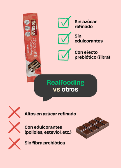 Chocolatina con leche 20 g - Caja 24 unidades