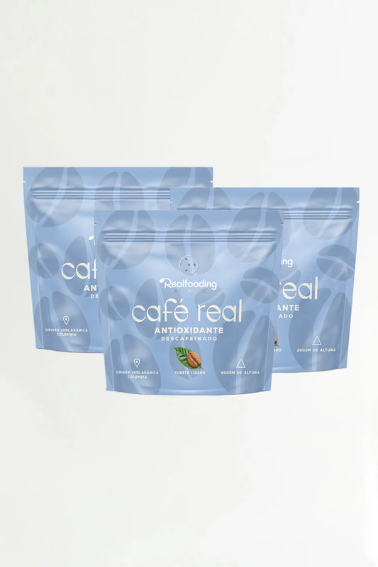 Café Real Descafeinado antioxidante - Pack 3 unidades