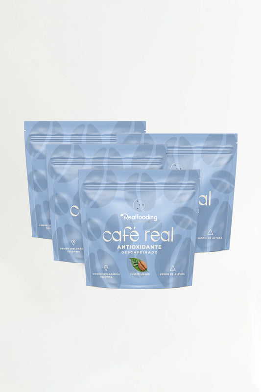 Café Real Descafeinado antioxidante - Pack 4 unidades
