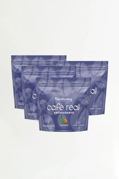 Cafe Real Antioxidante - Pack 4 unidades