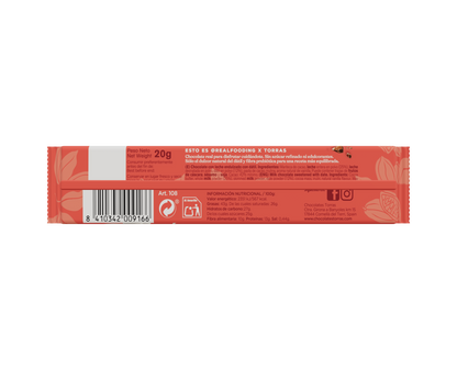 Chocolatina con leche 20 g - Caja 24 unidades