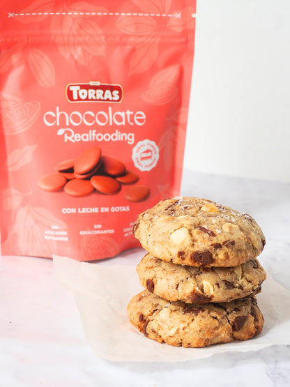 Gotas de chocolate con leche