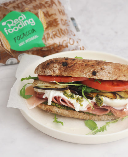 Focaccia 100% Integral - Pack 2 Unidades