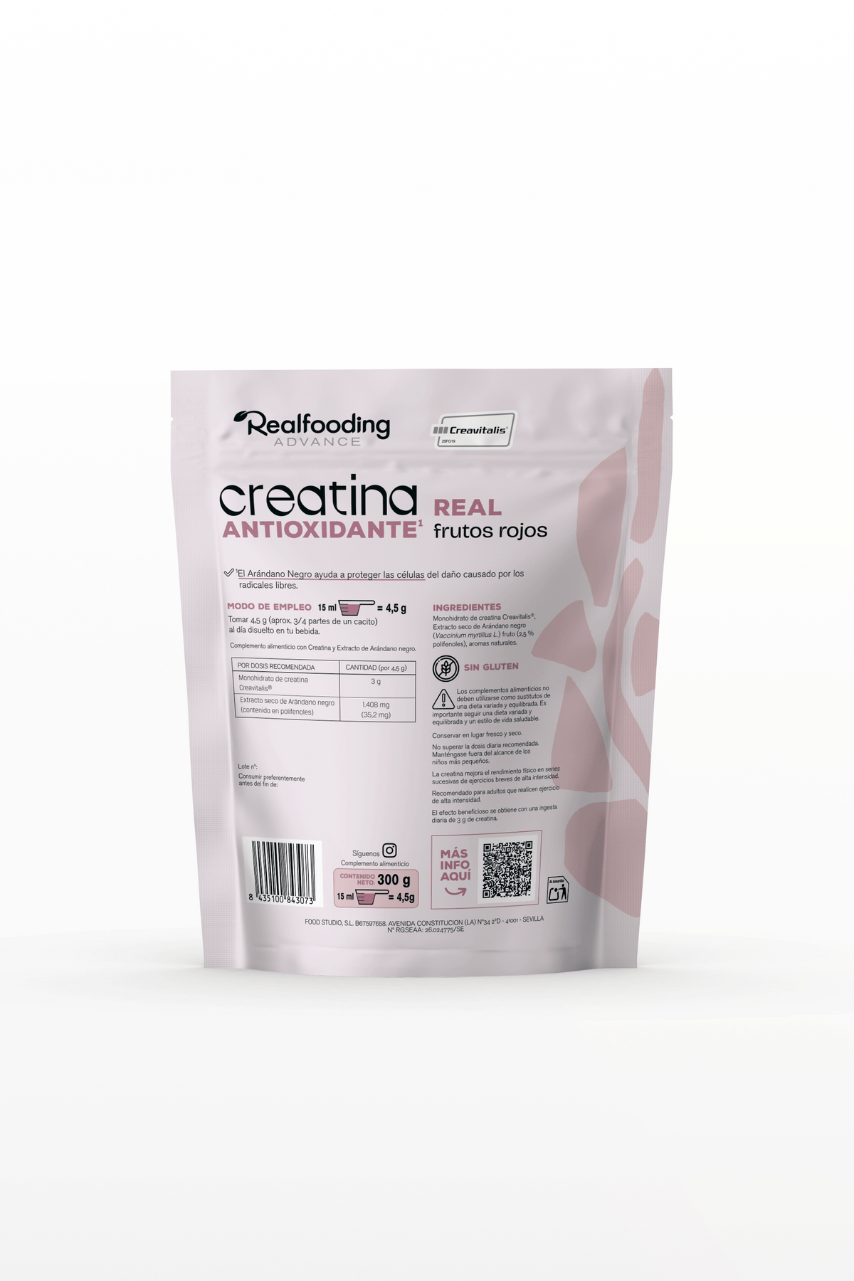 Creatina Real Frutos Rojos