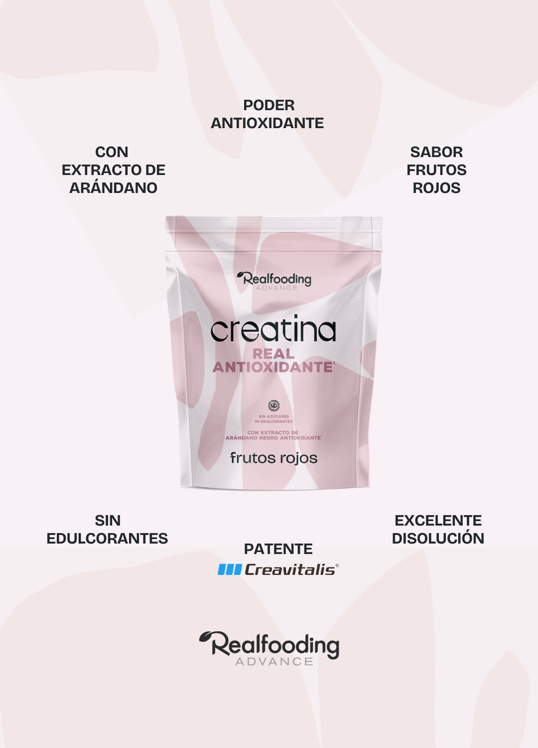 Creatina Real Frutos Rojos