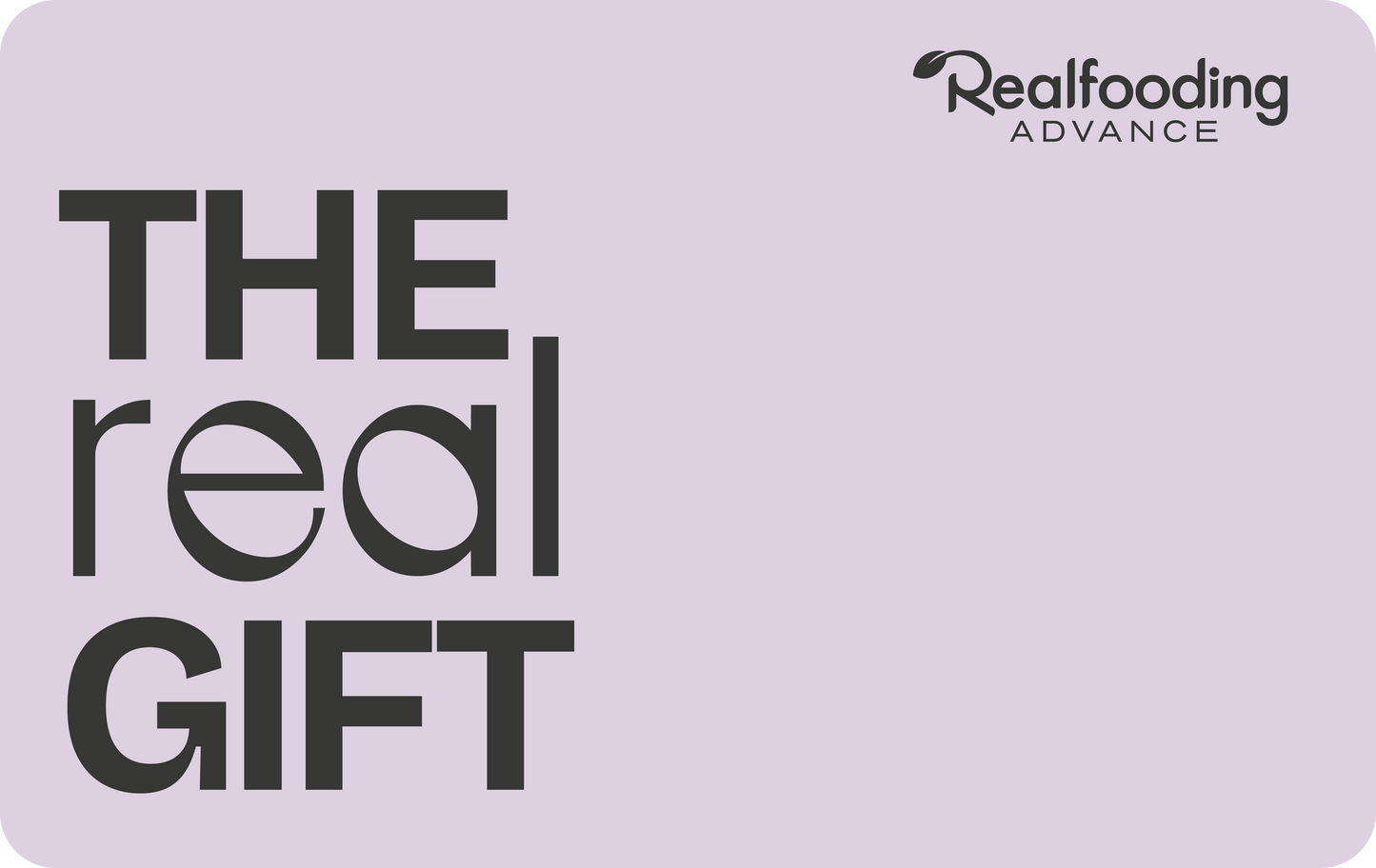 Tarjeta Regalo Realfooding