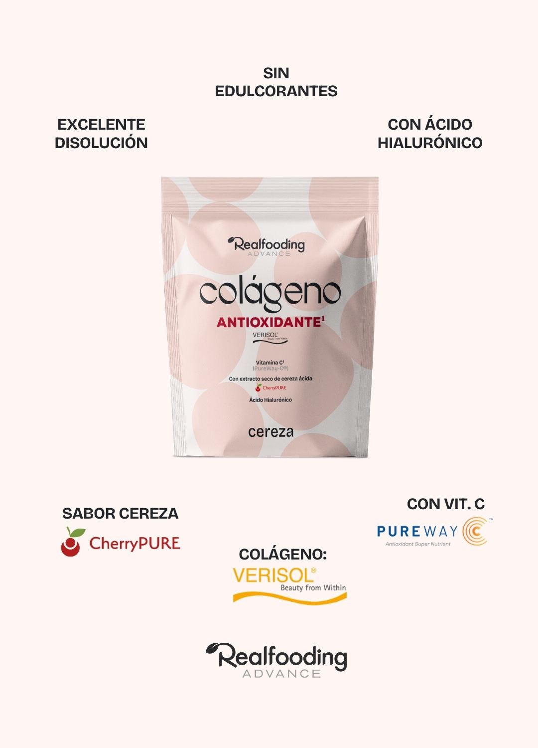 Colágeno Real Antioxidante Cereza