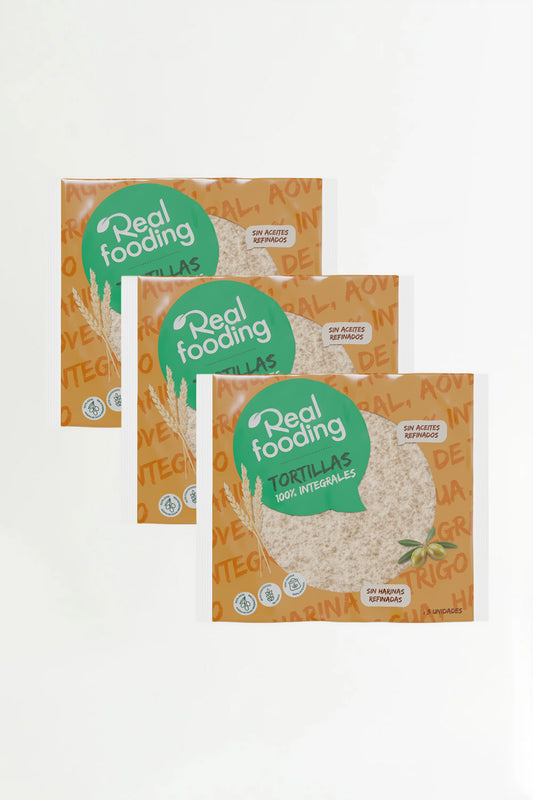 Tortillas | Wraps 100% integrales - Pack 3 unidades