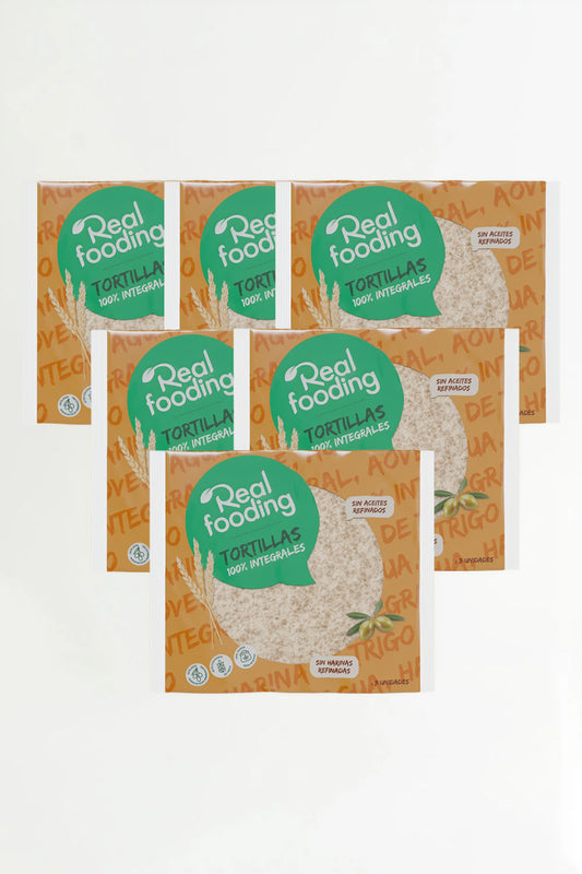 Tortillas | Wraps 100% integrales - Pack 6 unidades