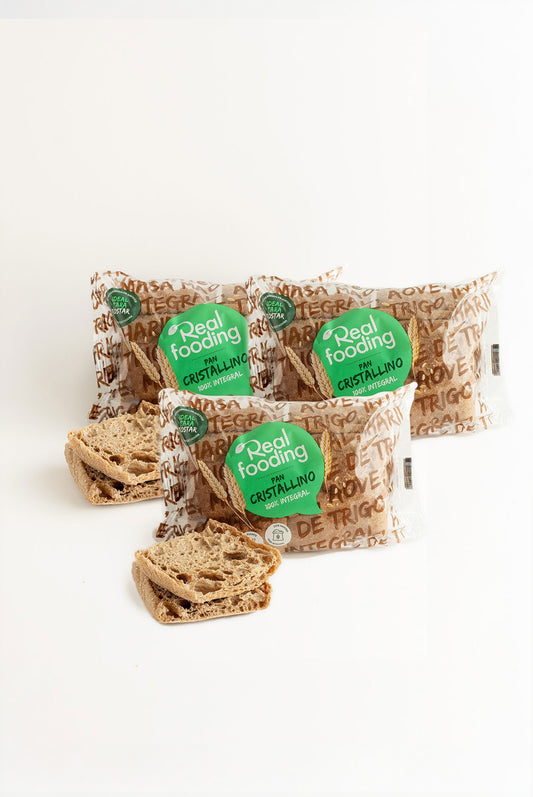 Pack 3x Pan 100% Integral Cristallino