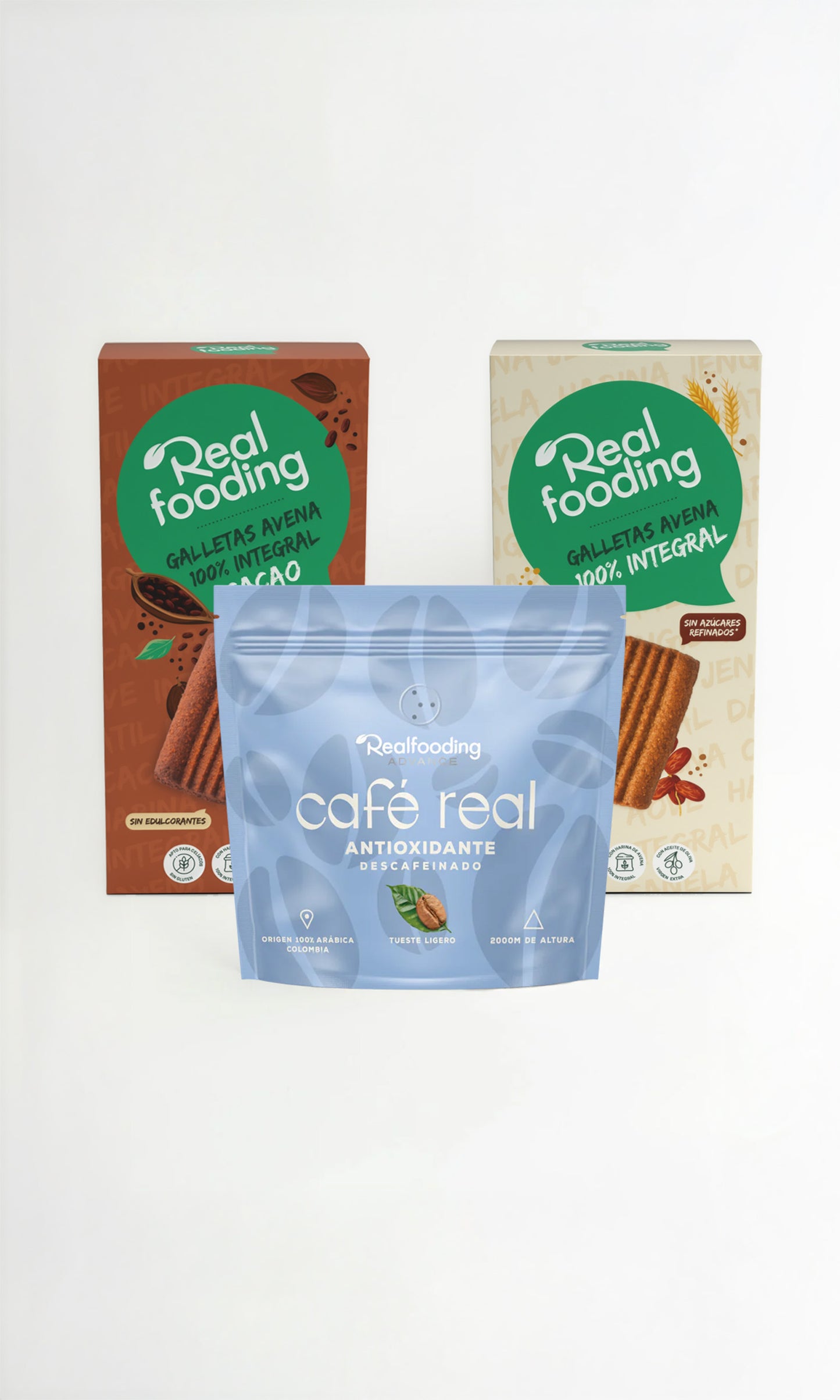 Café Real Descafeinado antioxidante + Pack Duo Galletas