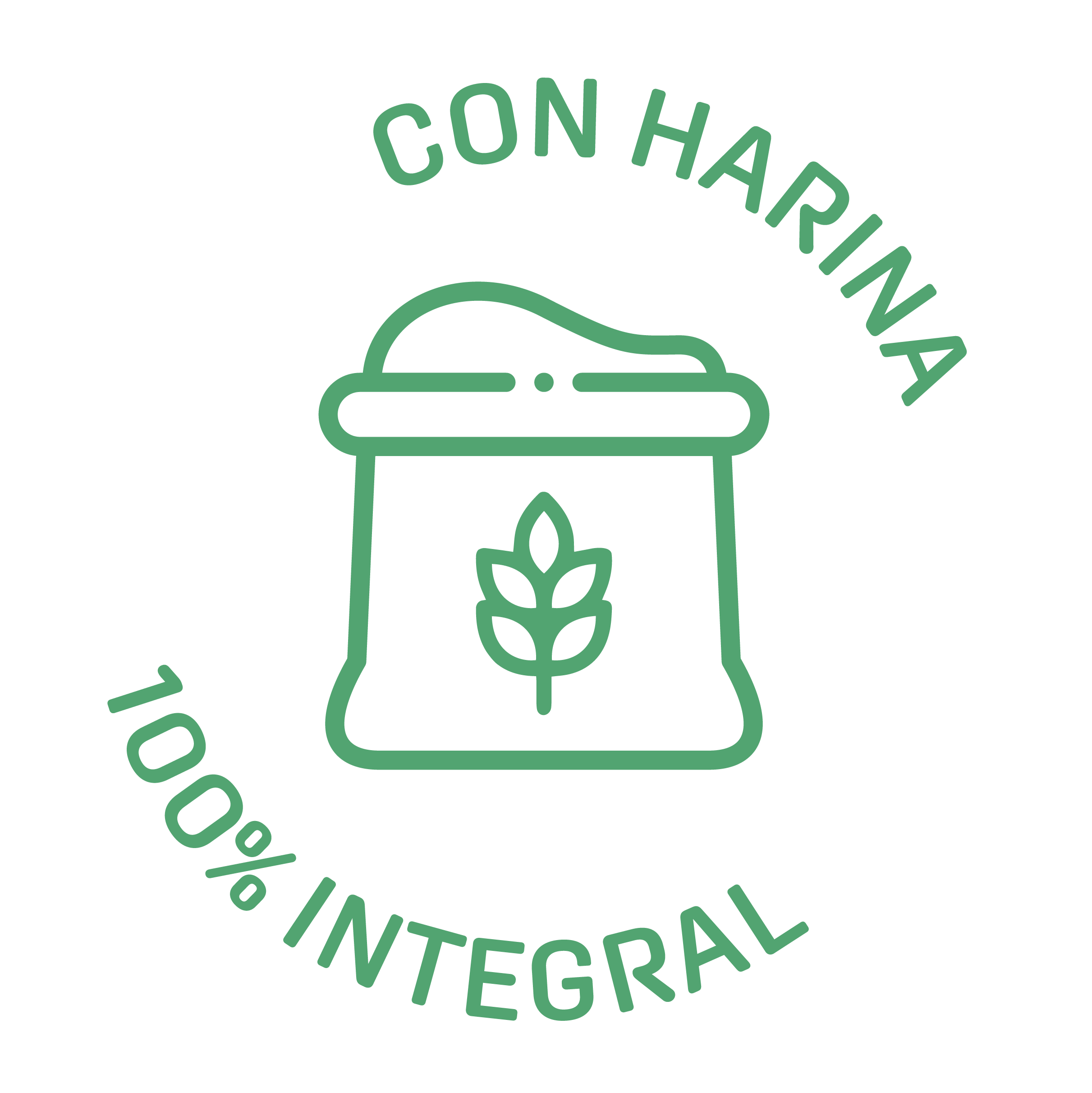 Con harina 100% integral