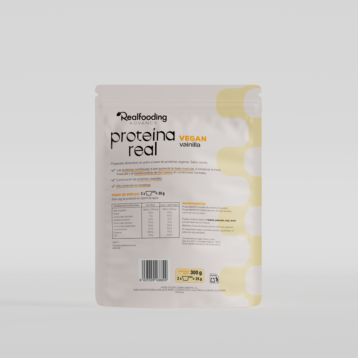 Proteína Real Vegana - Vainilla