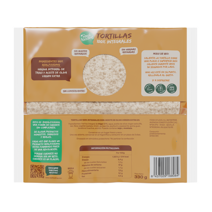 Tortillas | Wraps 100% integrales