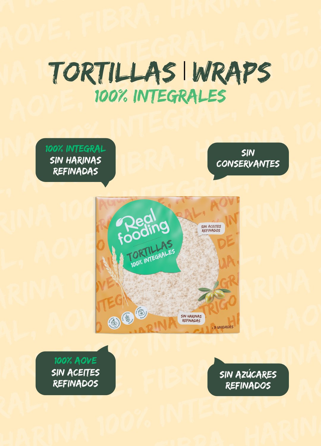Tortillas | Wraps 100% integrales