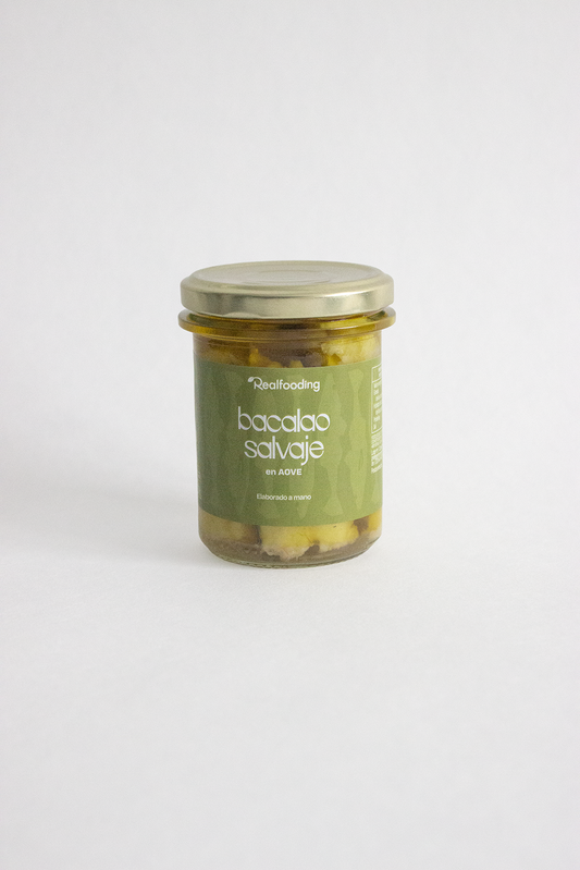 Bacalao salvaje en AOVE