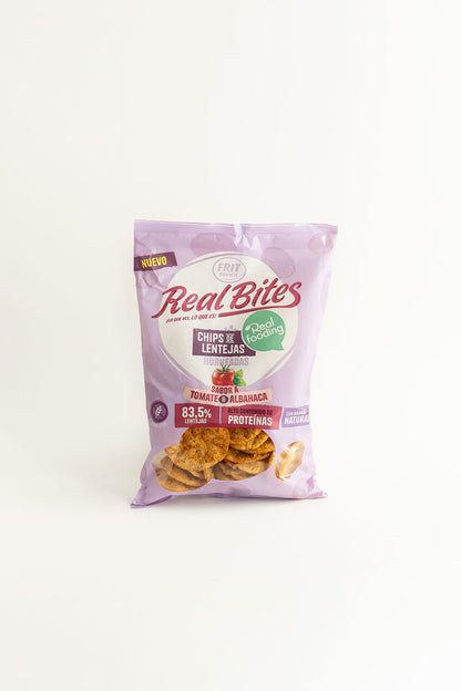 Real Bites Tomate & Albahaca - Pack 3 Unidades