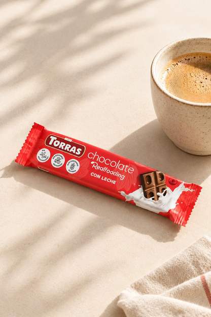 Chocolatina con leche 20 g - Caja 24 unidades