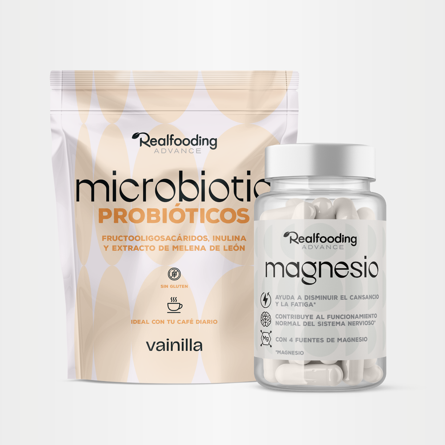Realfooding | Pack Magnesio + Microbiotic | Salud digestiva y energía natural