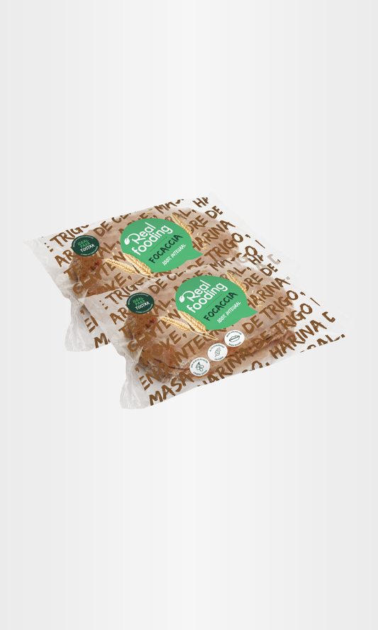 Focaccia 100% Integral - Pack 2 Unidades