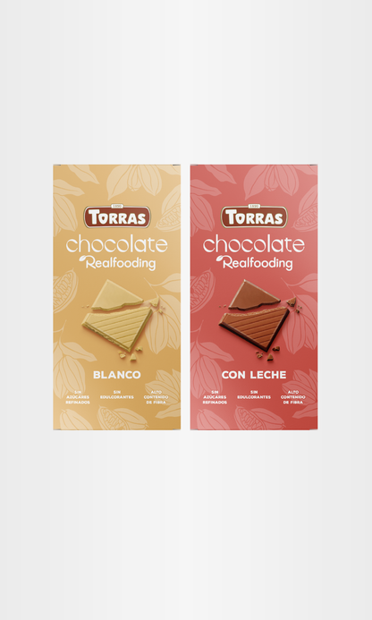 Pack dúo - Chocolate con Leche & Chocolate Blanco