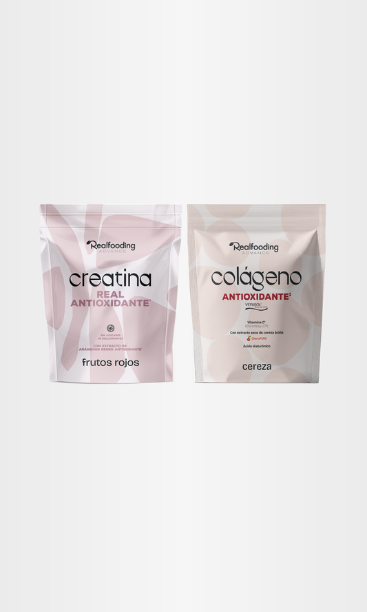 Pack Antioxidante Creatina Frutos Rojos & Colágeno Cereza